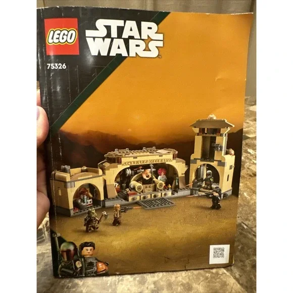 LEGO Star Wars Boba Fett's Throne Room Building 75326 Instruction manual only
