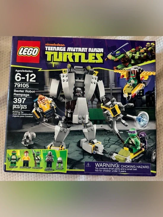 LEGO Teenage Mutant Ninja Turtles Gray Baxter Stockman Robot Playset