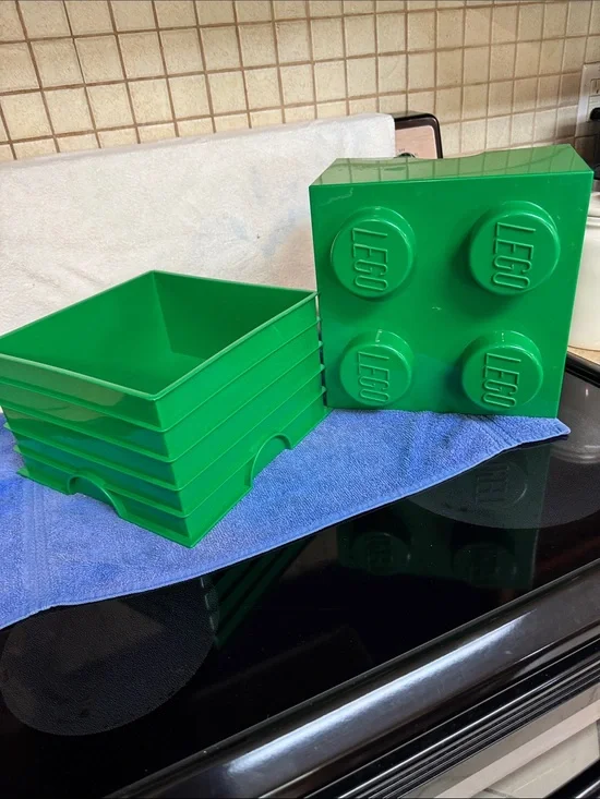 Lego Green  Brick Storage Organizer Set