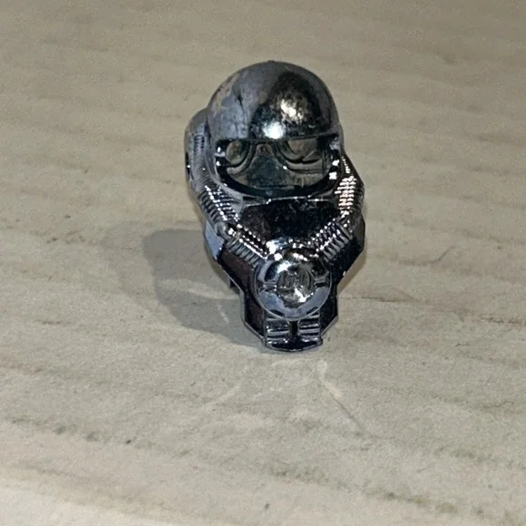 Lego Mini Figurine Shiny Blue Diver Helmet Mask With Two‎ Back Studs