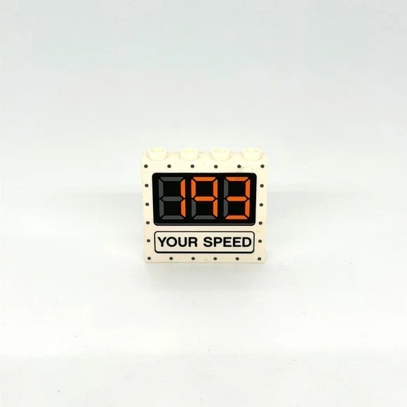 LEGO Speed Display Panel Panel 1x4x3 Your Speed 193 Sign 60581