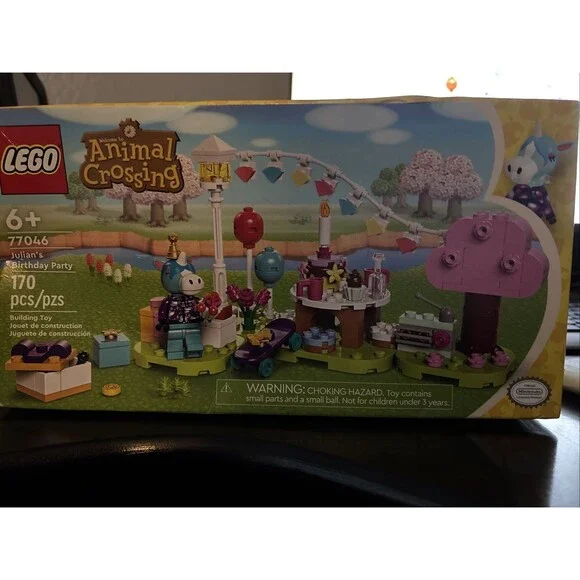 New LEGO Animal Crossing: Julian's Birthday Party (77046) 170 Pcs Retiring Soon