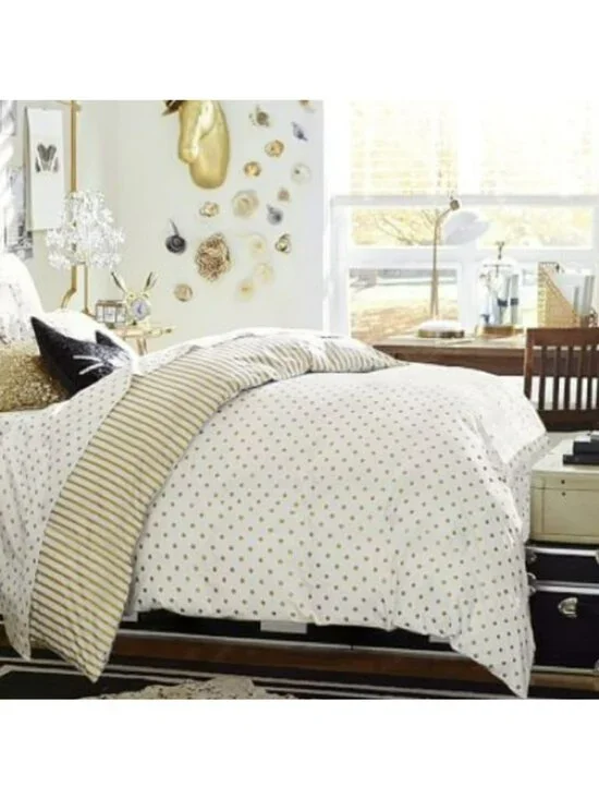 Pottery Barn Emily & Meritt COMPLETE SET Dottie Duvet Cover Shams Sheet Set NWT
