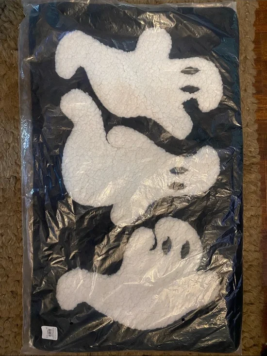 Pottery Barn sherpa ghost lumbar pillow cover