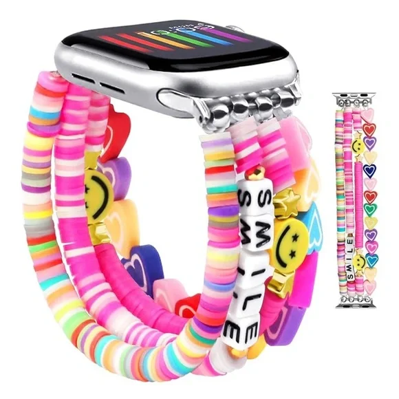 Elastic Beaded Band for Apple Watch