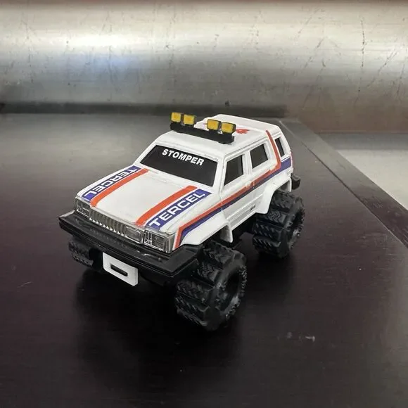 Schaper Stomper Toyota Tercel SR5 4 X 4 High Low Gear 1980s White Stripes Rare
