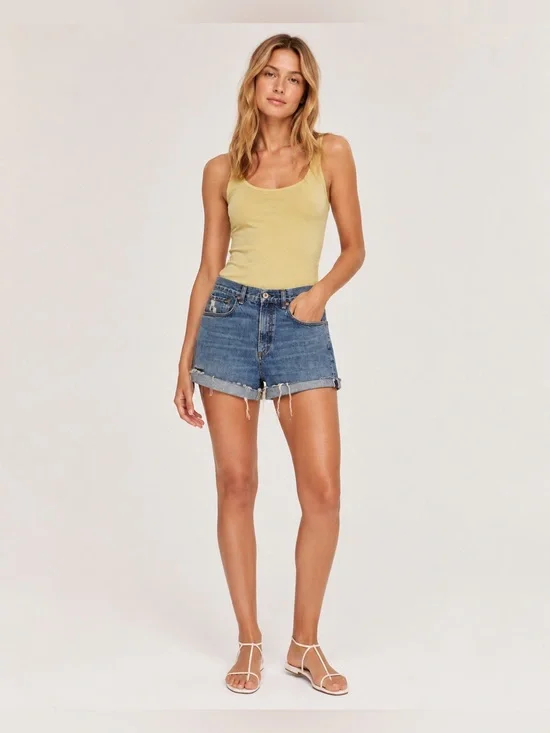 Rag & Bone Denim Cut Off Shorts Jeans Cotton Raw Hem Size 28 707