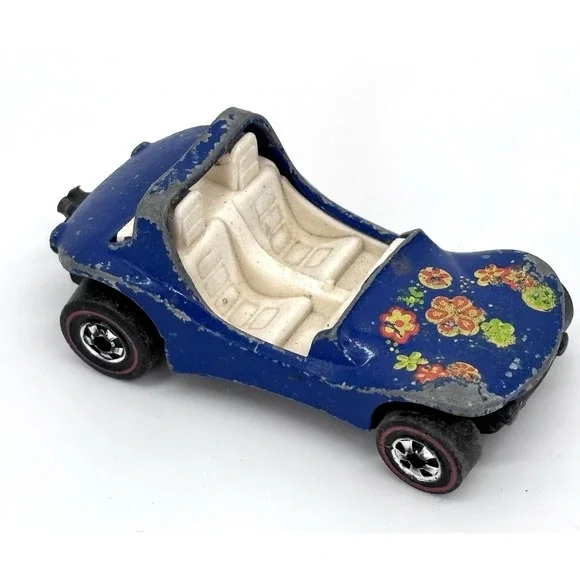 Vintage 1980 Hot Wheels Dune Daddy Wisconsin Toy Co Blue Redline Hong Kong