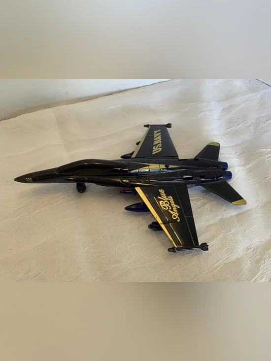 Blue Angels Die Cast,Fighter Jet. with Pull Back Action, 7x5