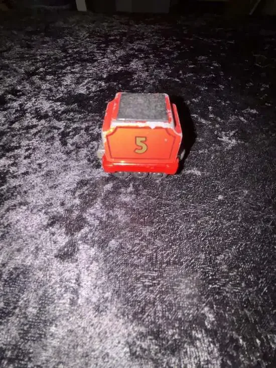 Thomas the Train Learning Curve Die Cast Spotlight Car And Coal Car #5 EUC