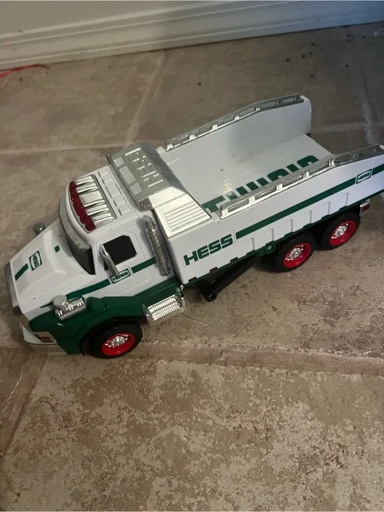 Hess Green and White Toy Dump Truck for Kids
