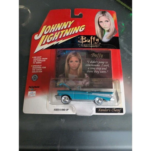 Johnny Lightning Buffy Vampire Slayer Xander's Chevy 1957 Bel Air Teal 1:64 New