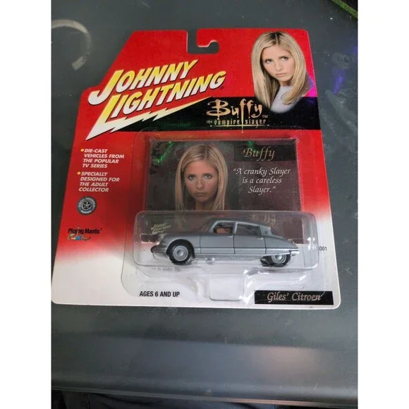 Johnny Lightning Buffy The Vampire Slayer Giles Citroen Diecast Car 1:64 Grey