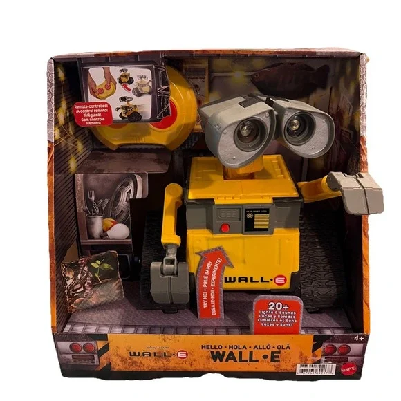 Disney Pixar‎ Wall-E Remote Control Robot Lights Sounds 2019 Toy SEE NOTES