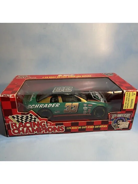 Racing Champions Ken Schrader 1/24 Chevy Monte Carlo #33 Nascar Diecast Car NIB