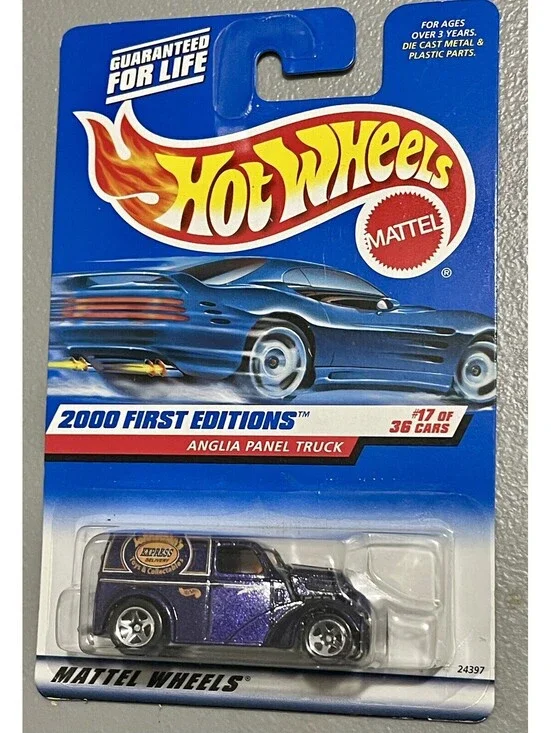 Hot Wheels 2000 First Editions #17/36: Anglia Panel Truck Purple