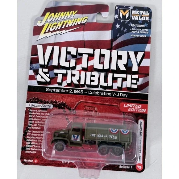 Johnny Lightning Victory &‎ Tribute V-E GMC CCKW 6x6 Troop Carrier Version A