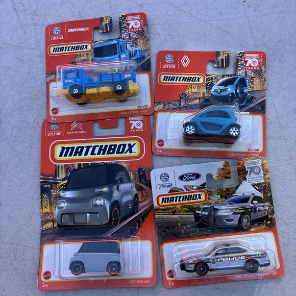 Lot Of 5 Metal Matchbox Cars 2022  New In Packing