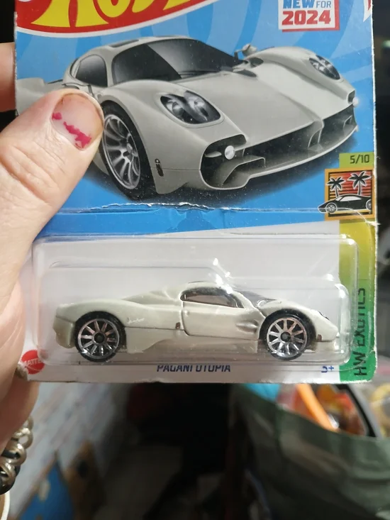 the 2024 Hot Wheels Pagani Utopia from the HW Exotics series (5/10