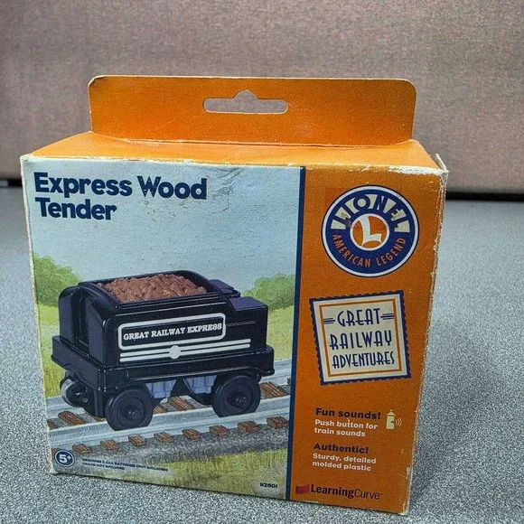 Lionel Express Wood Tender New Great Railway Adventures 92601