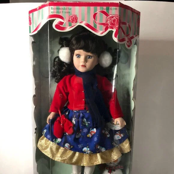 Victorian Bows Collection Genuine Porcelain Doll By Melissa Jane