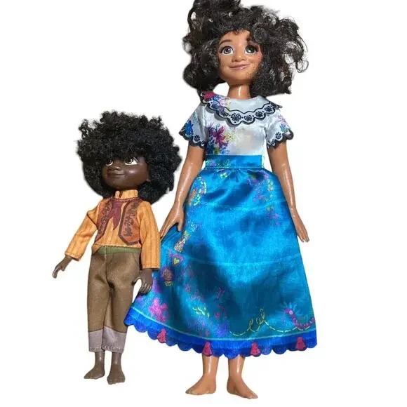 Disney Jakks Pacific‎ Encanto Mirabel and Antonio Dolls ~ Original clothes