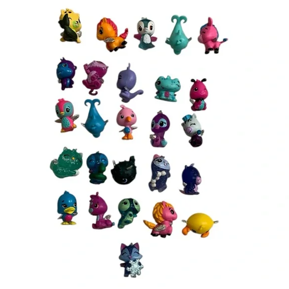 HATCHIMALS CollEGGtibles Huge Lot 26 Animal Figures Whale,Penguin,Cat,Horse Etc