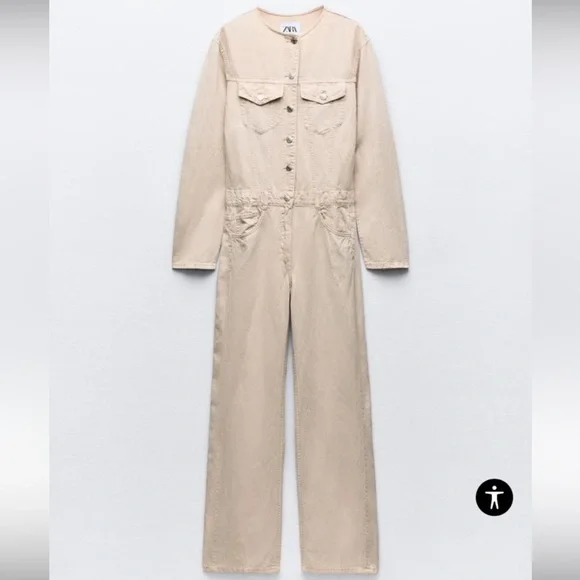 Zara Linen Jumpsuit