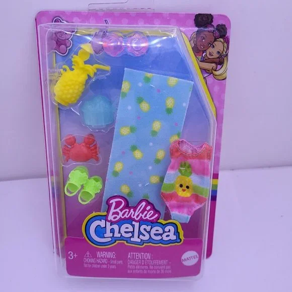 New Mattel Barbie - Barbie‎ Family Chelsea Beach Accessory Pack Toy Gift