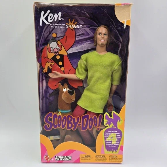 Barbie - Ken As Shaggy in Scooby-Doo! Doll Mattel 2002 #B3283 - New‎ Sealed!