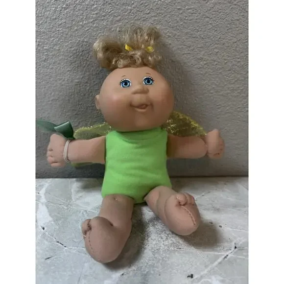 Cabbage Patch Garden Fairies Xavier‎ Roberts CPK Blonde Blue Eyes Yellow Wings