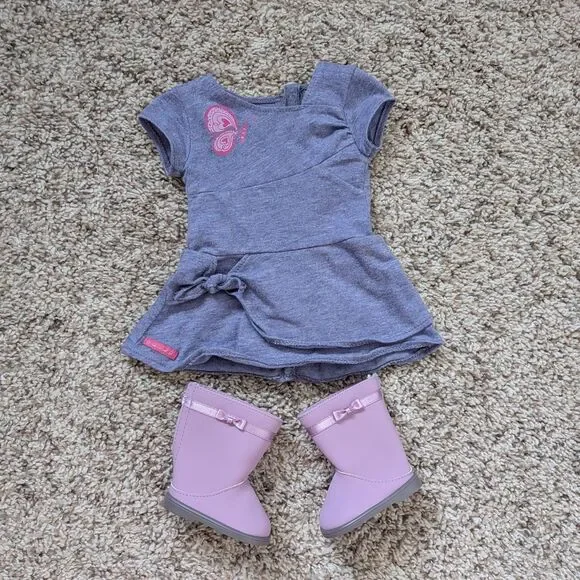 American Girl Doll Butterfly Twist Dress Set Just Like You Retired