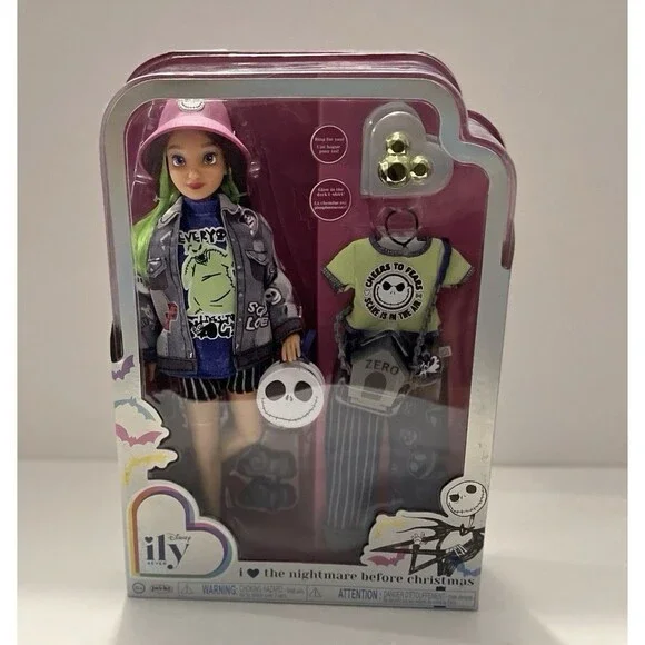 Disney Ily I Love The Nightmare Before Christmas Doll Jack Oogie Boogie Zero New