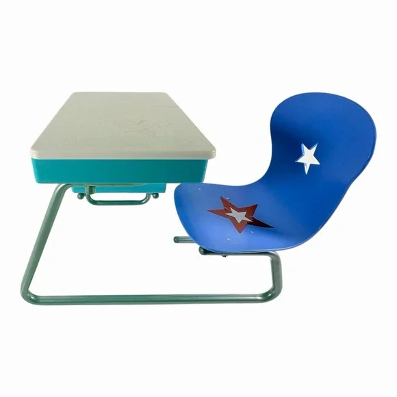 American Girl Desk With Attached Chair,‎ Fits 18