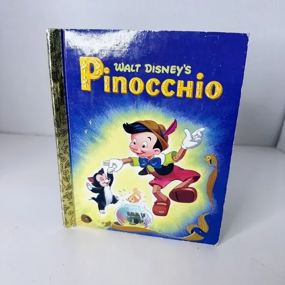 Vintage‎ 1953 Walt Disney's Pinocchio A Little Golden Book