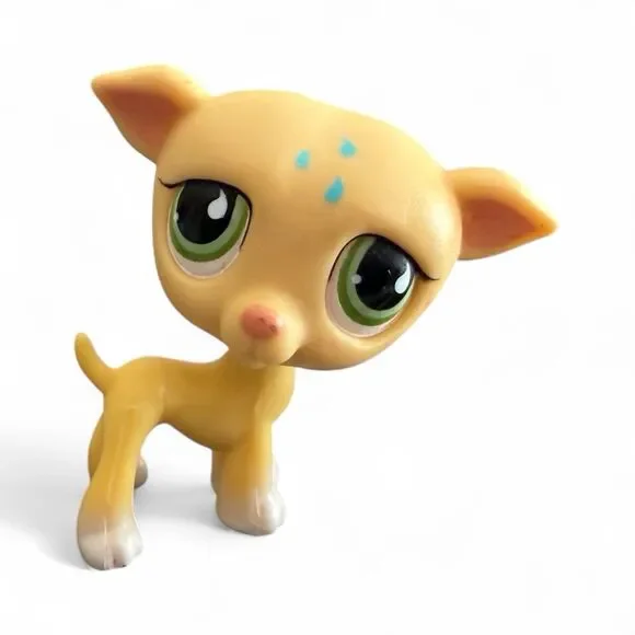 LPS #875 LITTLEST‎ PETSHOP ORIGINAL AUTHENTIC CHIEN DOG LEVRIER GREYHOUND HASBRO