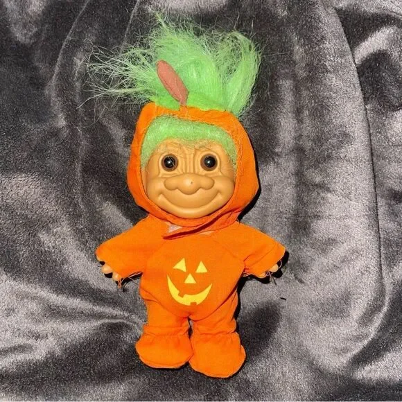 Russ Halloween Jack O Lantern Pumpkin Berrie My Lucky Trolll Original Outfit