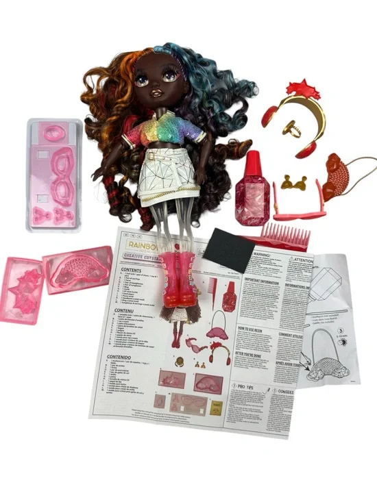 Rainbow High Creative Crystals Iris Fashion Doll with Crystal Accessory Kit
