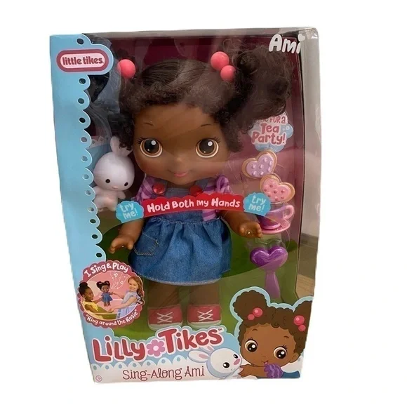 Little Tikes Sing Along Ami Doll NEW Kids Toy Hold Both Hands African American