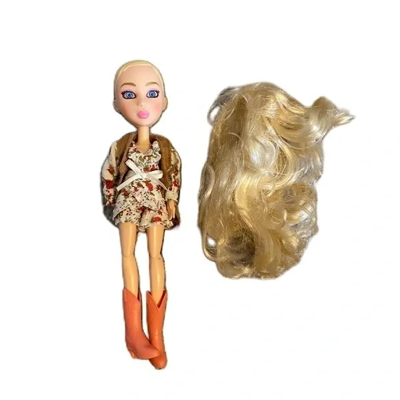 Snapstar Doll Blonde Removable Hair Wig Kids Toy Aspen Fashion Traveler