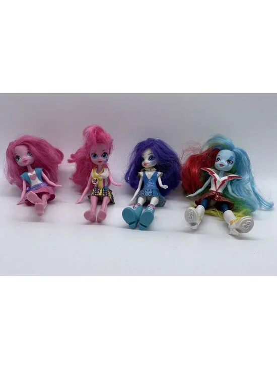 4 MLP Equestrian Girls 9” Rainbow Dash Rarity 2 Pinkie Pie Clothes Boots