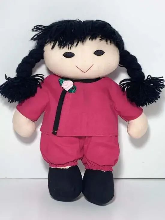 Asian Girl Doll in Pink vintage 1995 Rare !