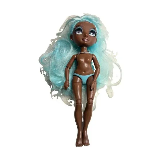 Rainbow High Slumber Party Robin Sterling Blue Hair Nude Doll Good Condition