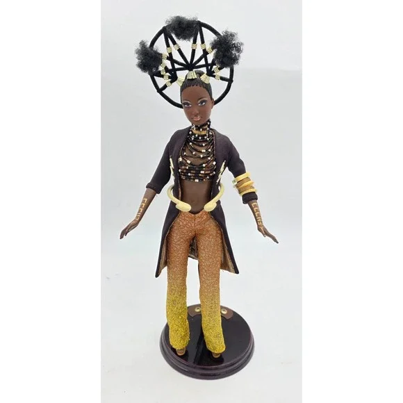 MOJA Barbie Doll Treasures of Africa Ltd. Edition 2001 Mattel-Byron Lars #50826