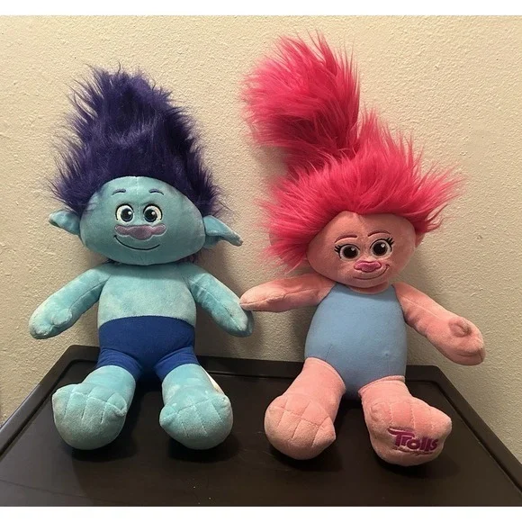2-PC Build A Bear Dreamworks Trolls Princess Poppy & Happy Branch 22