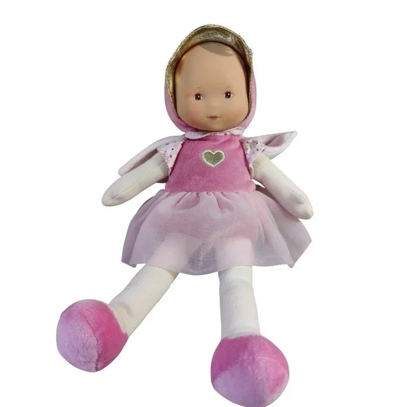 Corolle Nom Name Pink Soft Doll Washable Plush Toy‎ for Toddlers