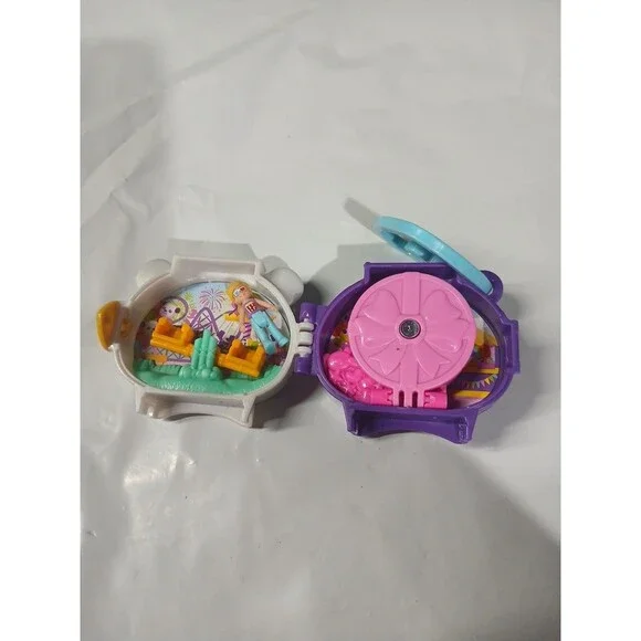 Mattel Polly Pocket Sweet Treat  Bear Compact Playset 2021  Has A Doll
