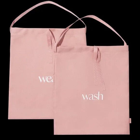 HANKY PANKY (2 pc) Wash & Wear Travel Bags (Light Pink) (NEW W/TAGS IN ORIG PKG)