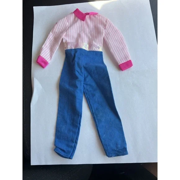 Vintage 1990 Ken Doll Fantasy Fashions Outfit Purple Label‎