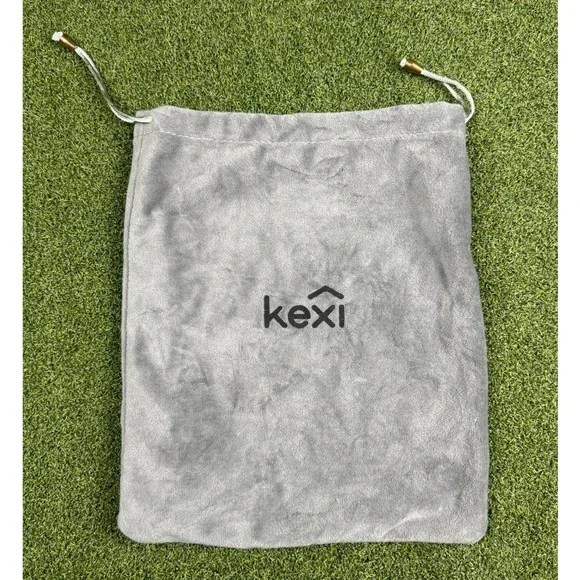 KEXI Gray Velvet Drawstring Jewelry Pouch Storage Travel Dust‎ Bag